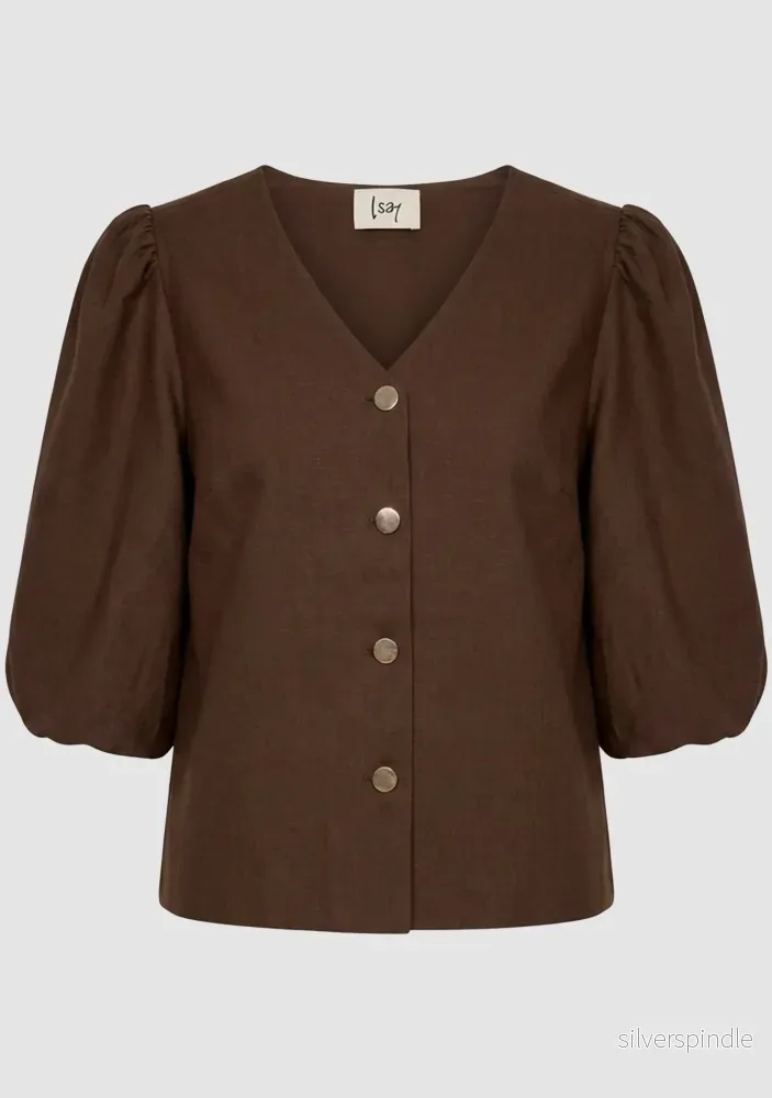 Ova Baloon Jacket - Brown - Bild 3