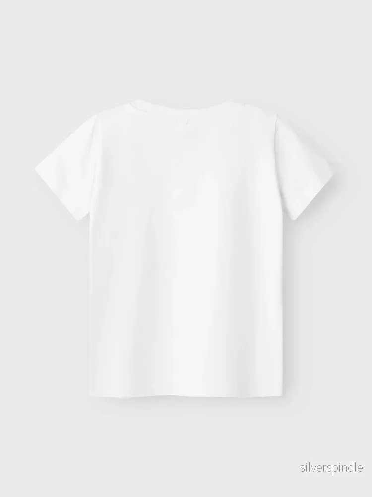Enfärgad Vit T-shirt - Bild 2