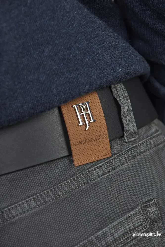 Hansen & Jacob 5-PKT Cut´n Sew Bormino Print Grey - Bild 2