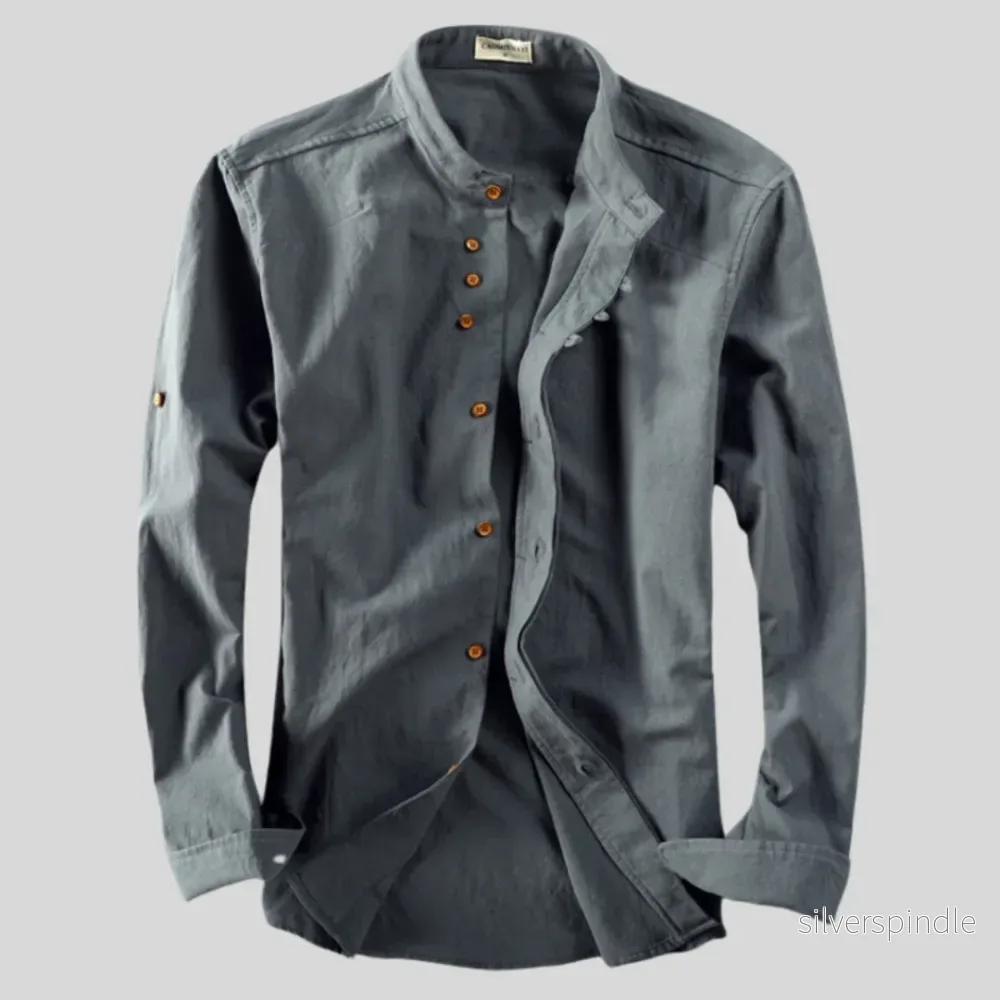 Oliver | Elegant Slim Fit Skjorta Med Öppen Krage - Bild 2