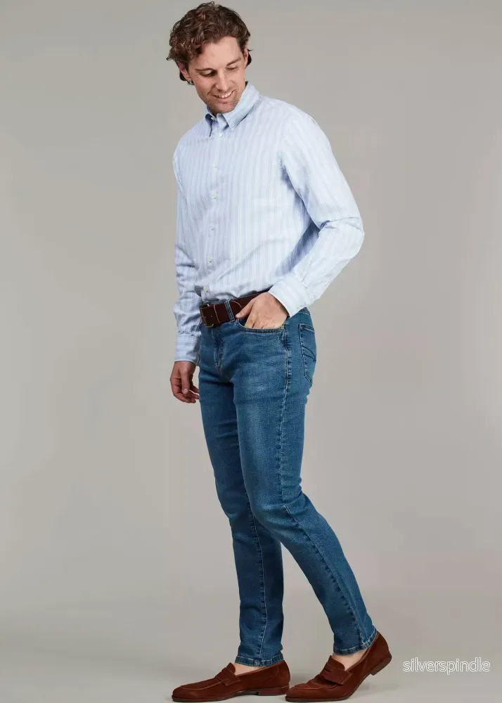 Hansen & Jacob 5-PKT CAPE TOWN SILK TOUCH BLUE Hansen & Jacob 5-PKT CAPE TOWN SILK TOUCH BLUE