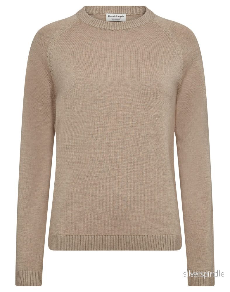 BS Layla Regular Fit Stickat - Sand