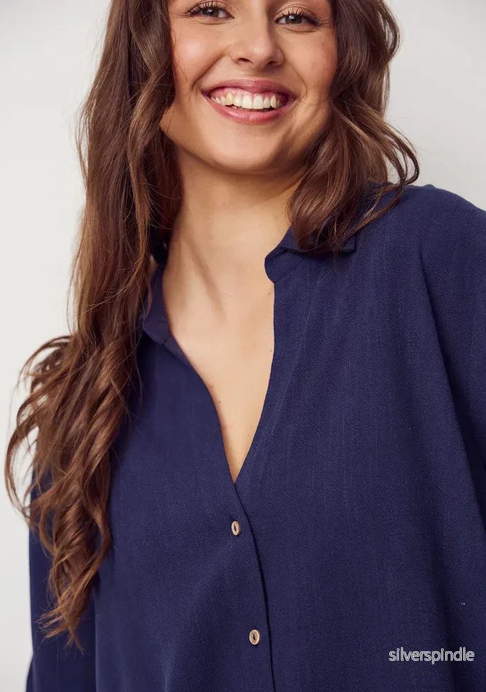 Pearl s/s Shirt - Navy - Bild 3