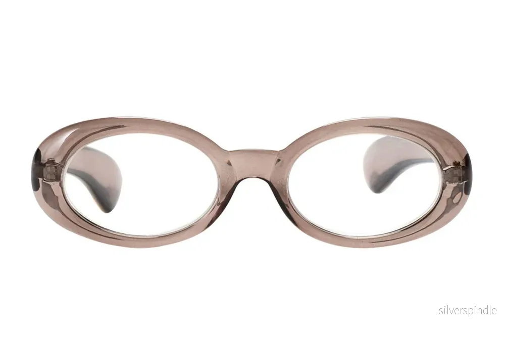 CORA Transp. Grey Reading Glasses. TRENDY vintage model CORA Transp. Grey Reading Glasses. TRENDY vintage model