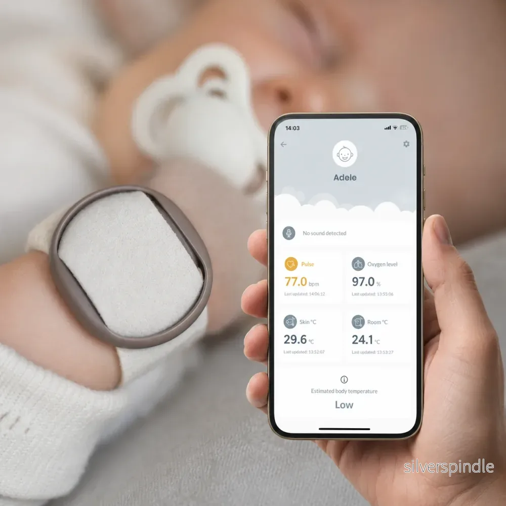 BabySensor Relax - smart babyvakt med sensor, HD-kamera och 4G - Bild 2