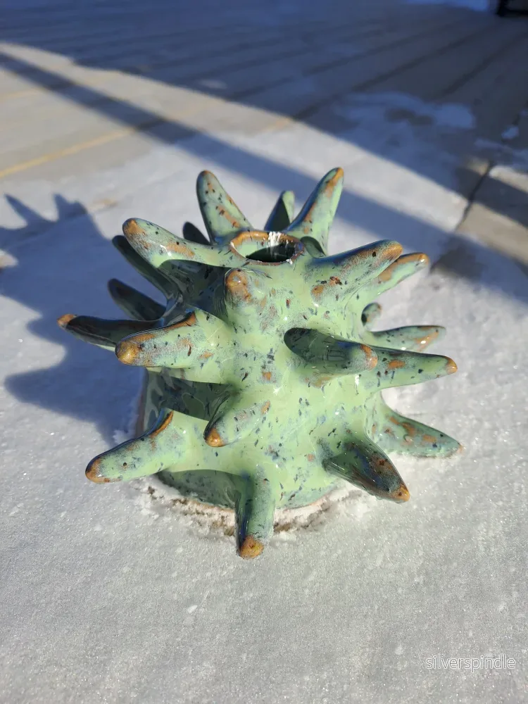 HAVSGRÖN LJUSSTAKE