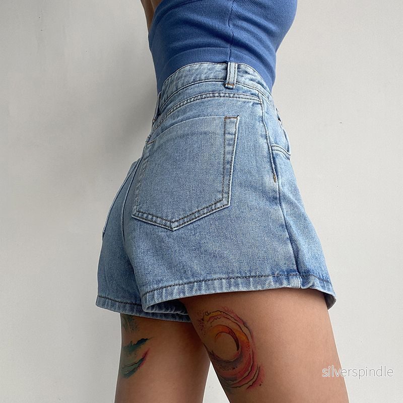 Sophia | Asymmetrical Casual Denim Skirt - Bild 3