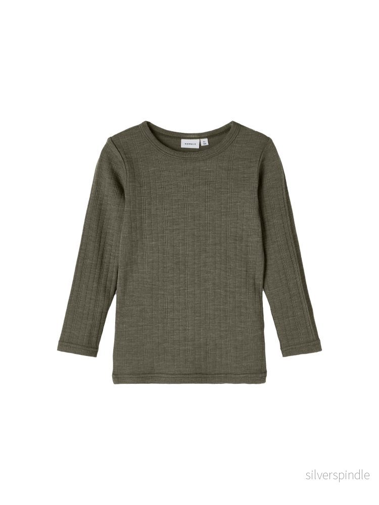 NMMWANG WOOL NEEDLE LS TOP NMMWANG WOOL NEEDLE LS TOP