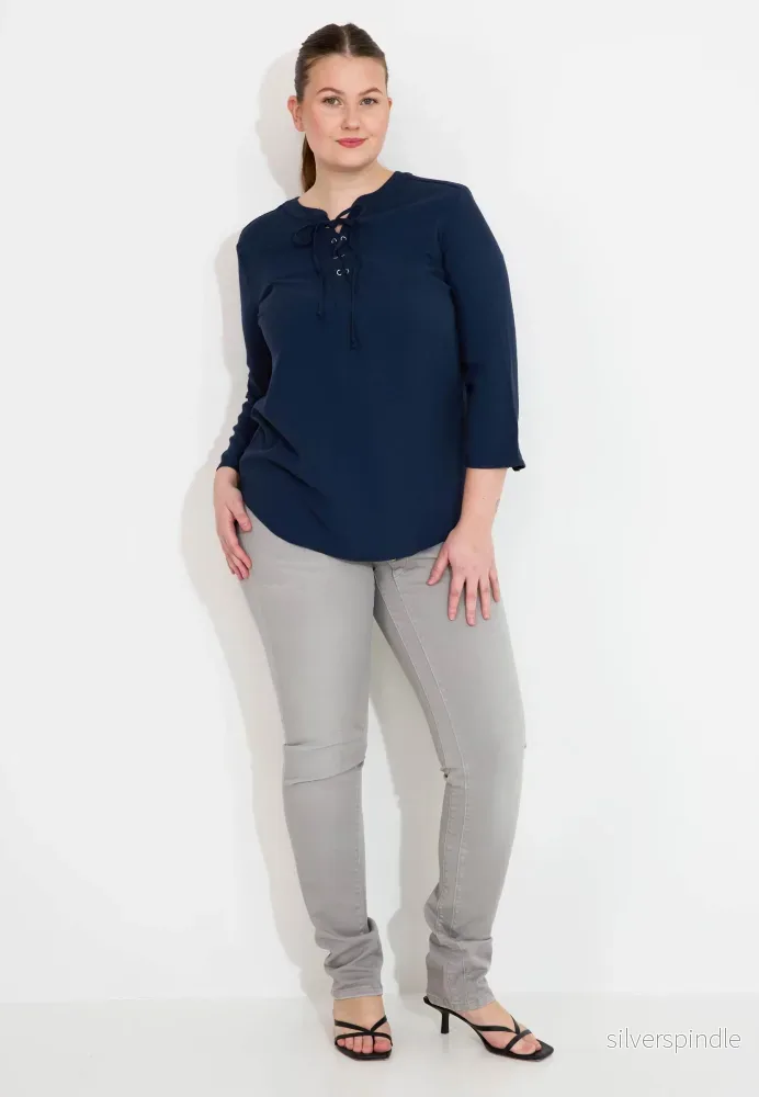 PAIGE BLOUSE - Navy