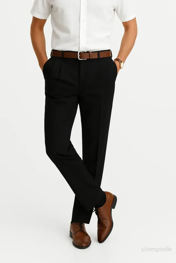Moderna Affärsbyxor | Skräddarsydd Passform i Högkvalitativt Tyg | Stilren Elegans för Business Casual - Bild 2