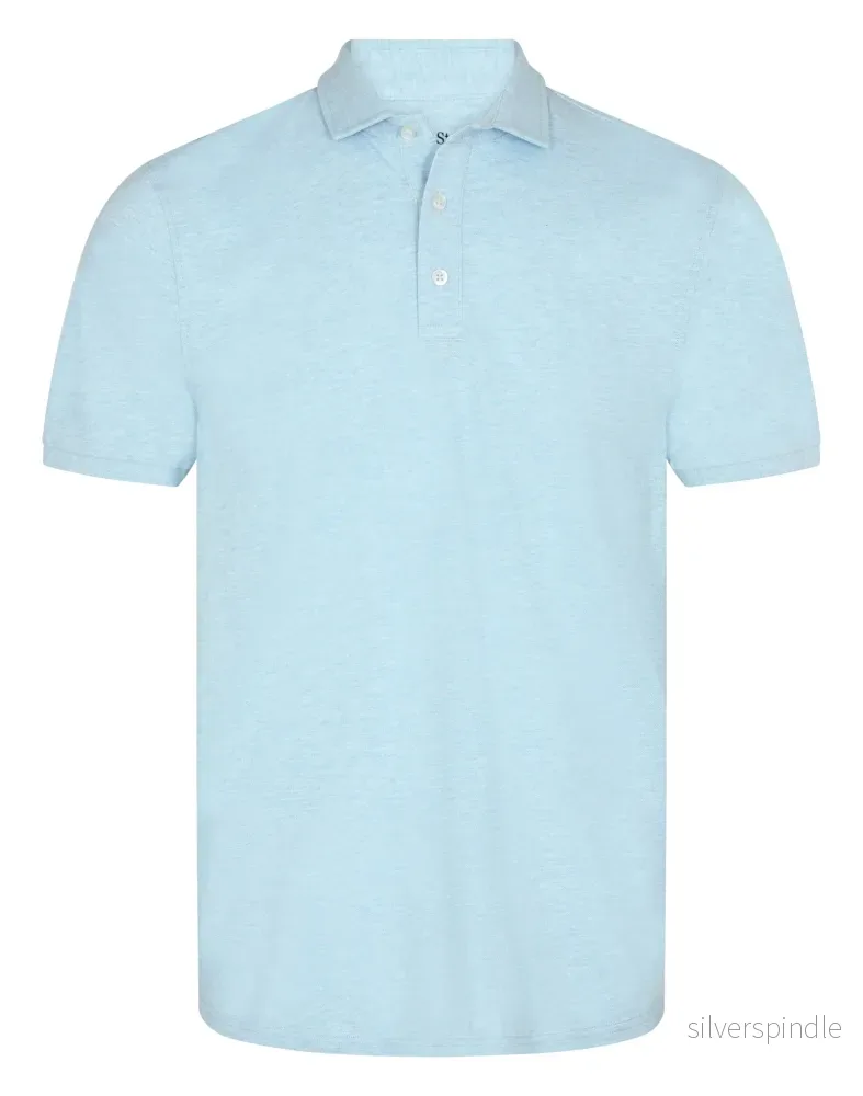 BS Monir Regular Fit Piké - Sky