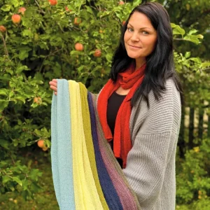 Almira Sjal – Finstickad unisex-sjal i 60+ färger