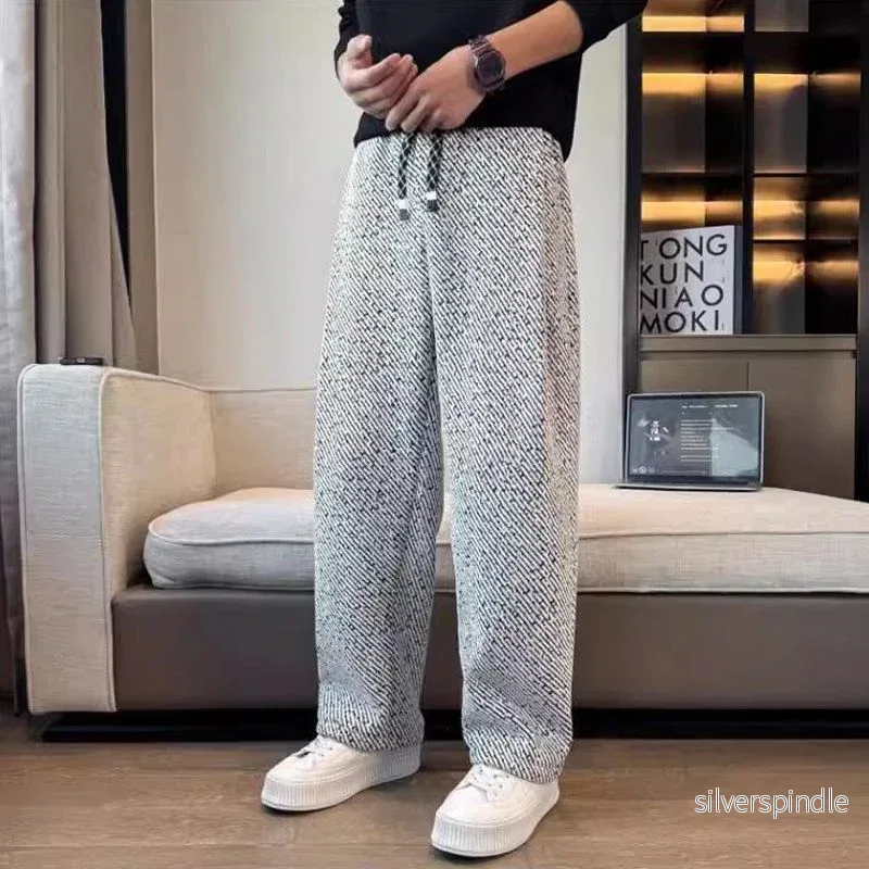 Ethan | Textured Casual Straight Leg Trousers for Men - Bild 2