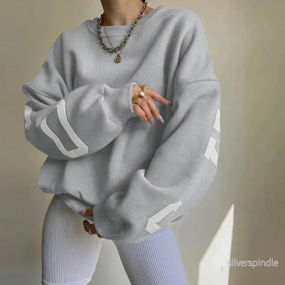 Mia | Modern Oversized Stickad Tröja Dam med Långärmar - Bild 2