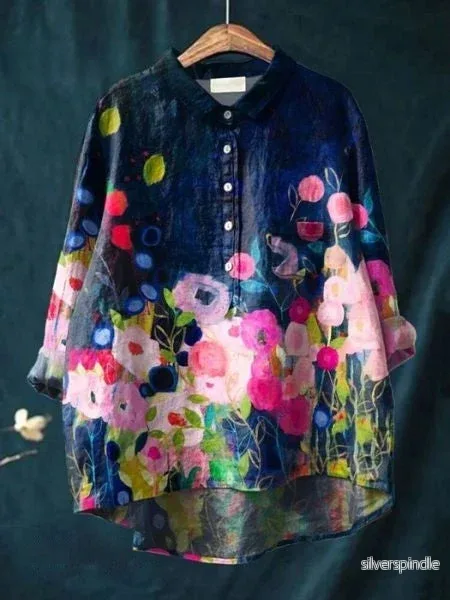 Emma | Lätt Blommig Sommarblus
