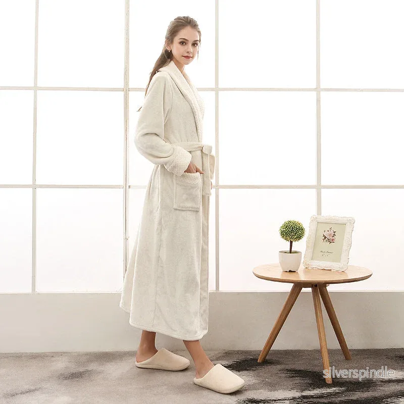 Morgonrock | Unisex Badrock i Ultramjukt Material med Justerbart Bälte | Lång och Elegant för Ultimat Komfort Morgonrock | Unisex Badrock i Ultramjukt Material med Justerbart Bälte | Lång och Elegant för Ultimat Komfort