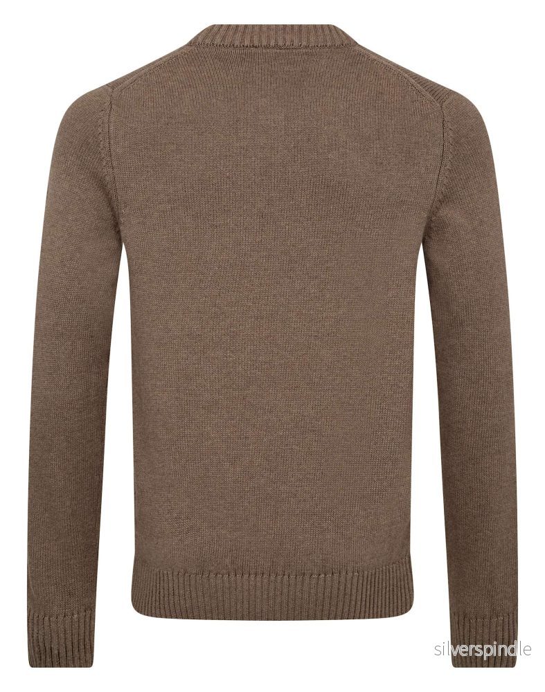 BS Neinsroth Regular Fit Stickat - Brown - Bild 2