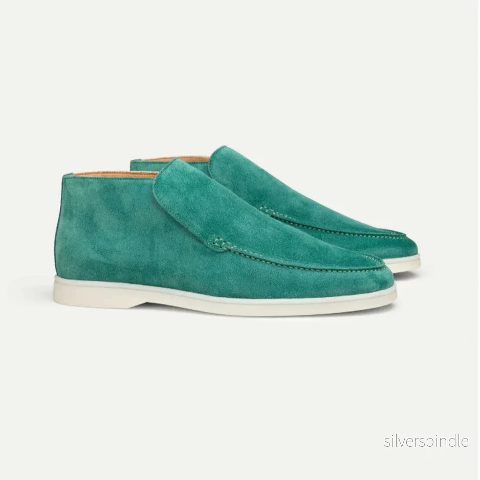 Ethan | Bekväma Svarta Slip-On Herrskor med Gummisula - Bild 2