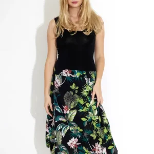 LISEN KJOL – Blk flower LISEN KJOL – Blk flower