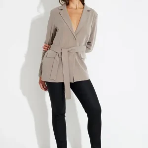 JACKET KAVAJ – Taupe melange JACKET KAVAJ – Taupe melange