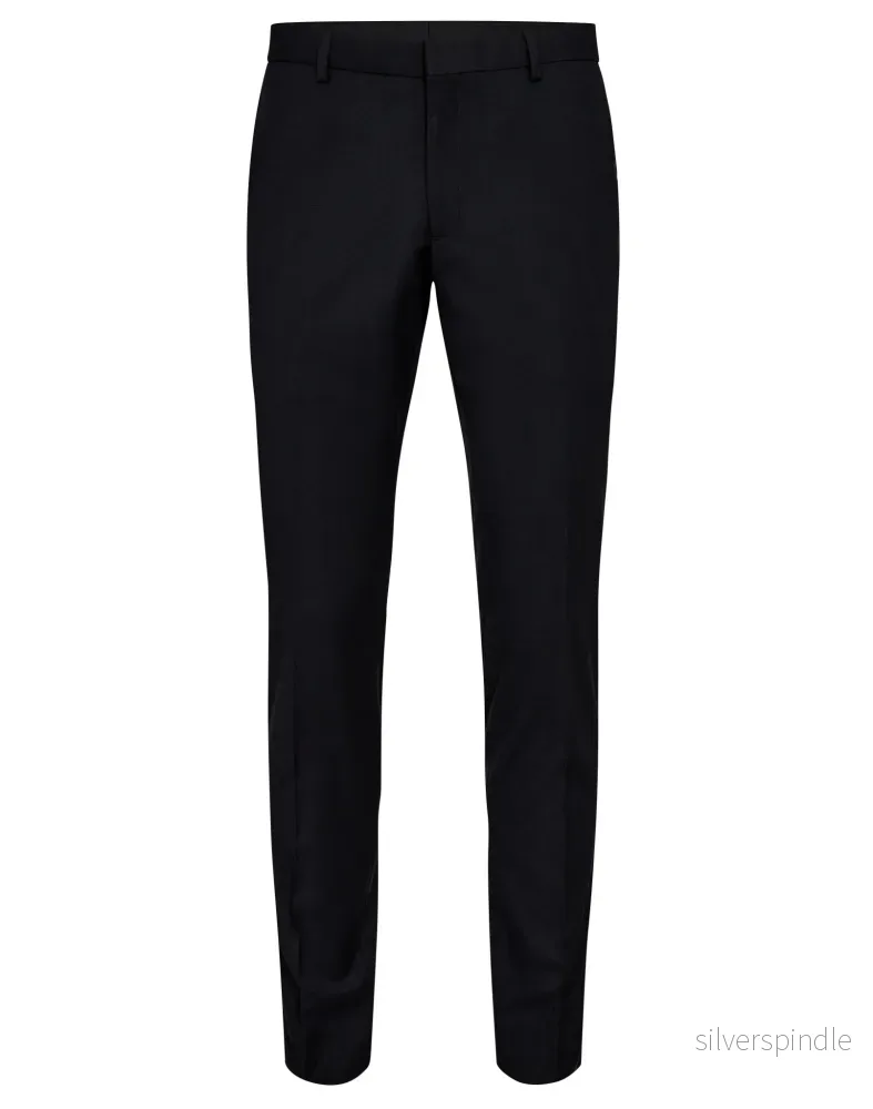 BS Marin Slim Fit Kostymbyxor - Svart