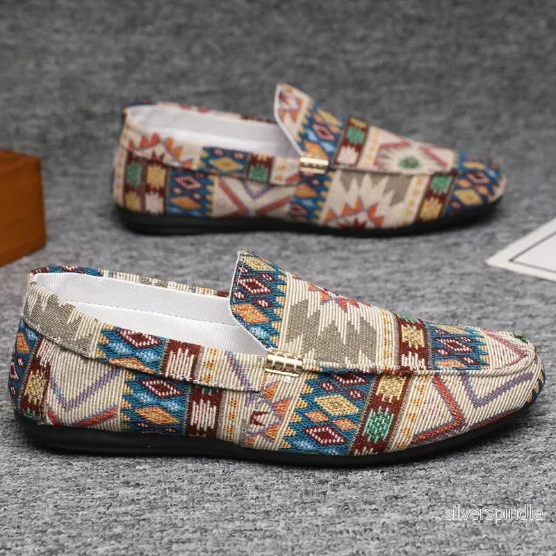 Oliver | Lätta Aztek Loafers för Män med Gummisula - Bild 3