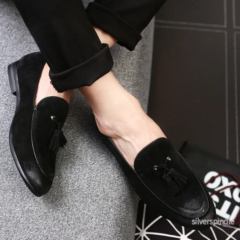 Oliver | Elegant Mellanhög Slip-On Herrskor för Vårbruk