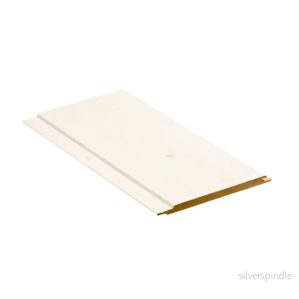 MDF-Panel STP 10x150x2600, Vitvaxad