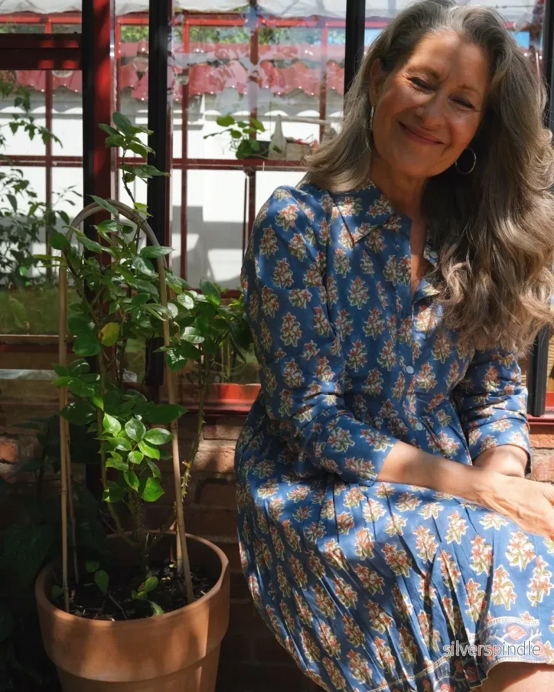 Dress Mina Blå Dress Mina Blå