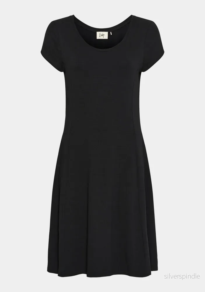 Kalla Jersey Dress - Black - Bild 3