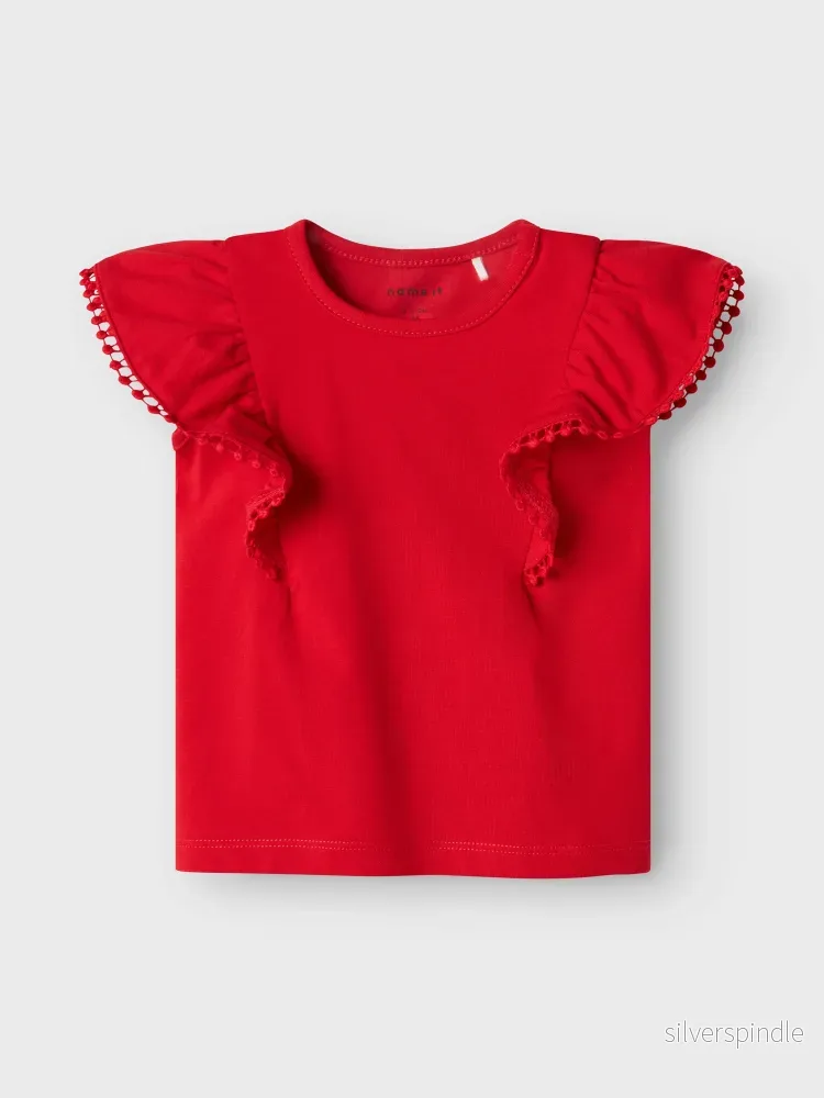 Baby T-shirt Röd - Bild 3