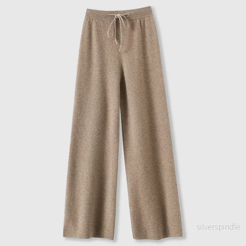 Vida Byxor Dam | Hög Midja & Justerbar Dragsko | Elegant Komfort för Varje Tillfälle Vida Byxor Dam | Hög Midja & Justerbar Dragsko | Elegant Komfort för Varje Tillfälle