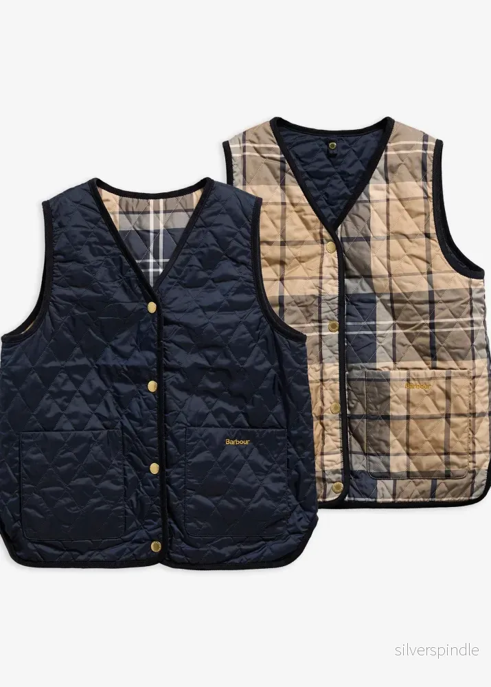 Barbour Tartan Reimagined Icons Liner Navy - Bild 2