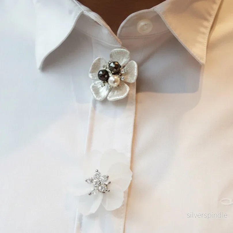 Sheer Flower Button Covers - Bild 3