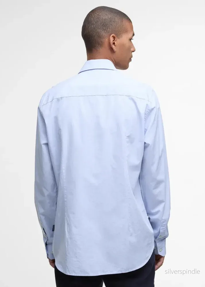 Barbour Throckley Point Shirt TS Sky - Bild 3