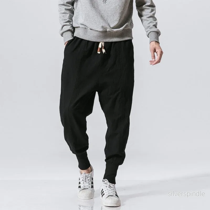 Harem Joggers | Bekväma Joggingbyxor med Justerbart Midjeband | Modern Streetwear för Avslappnad Stil - Bild 2