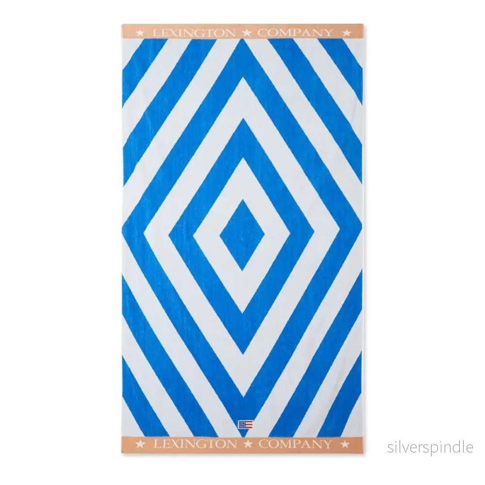 Lexington Graphic Cotton Velour Strandhandduk - Outlet - Bild 3
