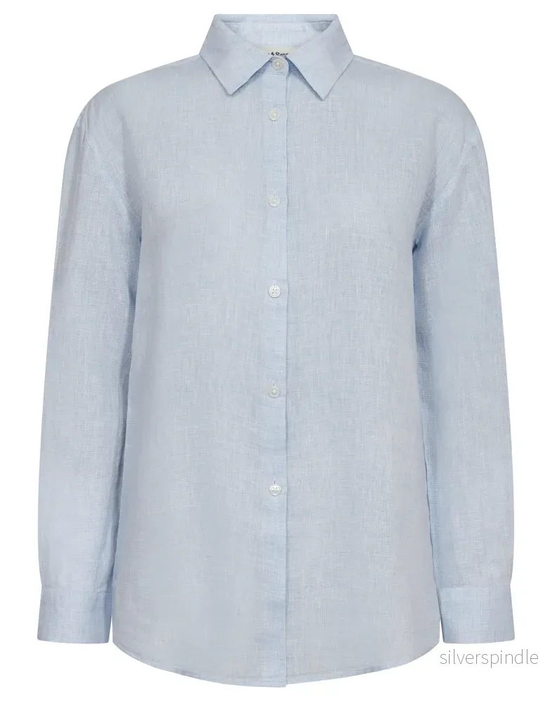 BS Marietta Regular Fit Skjorta - Sky