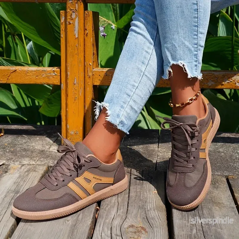 Oliver | Retroinspirerade Sneakers med Paneler och Komfort - Bild 2