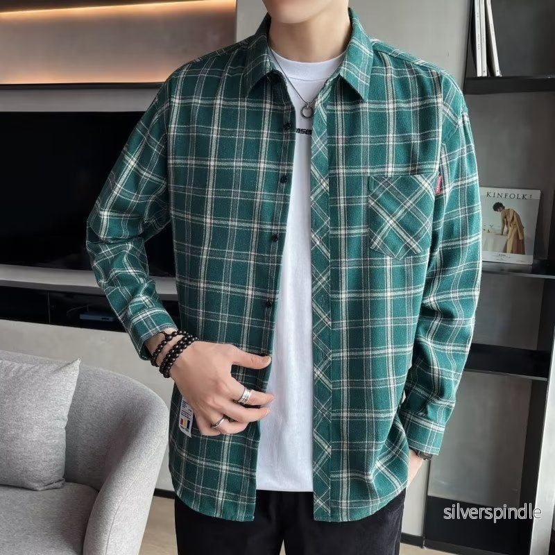 Oliver | Rutig Långärmad Skjorta för Vårbruk med Slim Fit - Bild 3