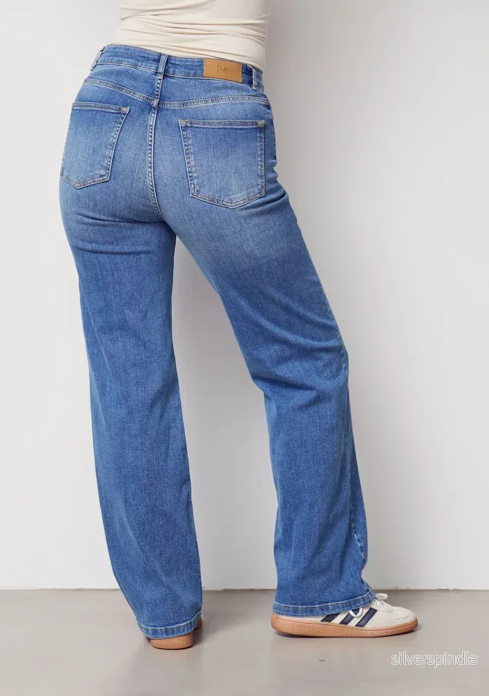 Bologna Wide Jeans - Mid Denim - Bild 3