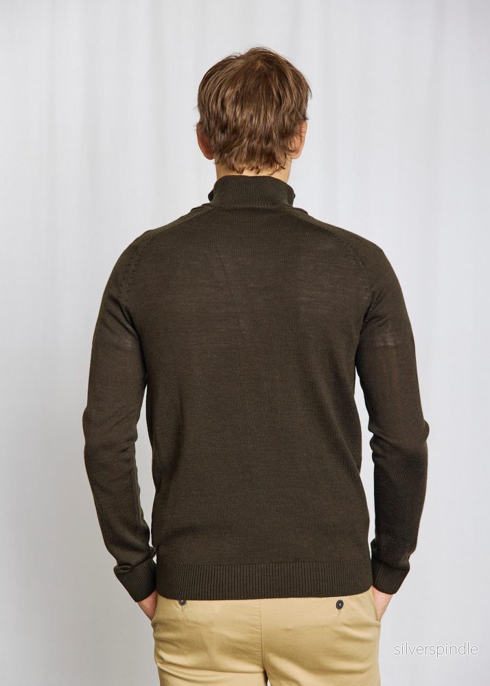 BS Pelle Regular Fit Stickat - Green - Bild 3