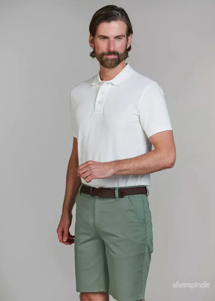 Hansen & Jacob Classic Chino Shorts Green - Bild 2
