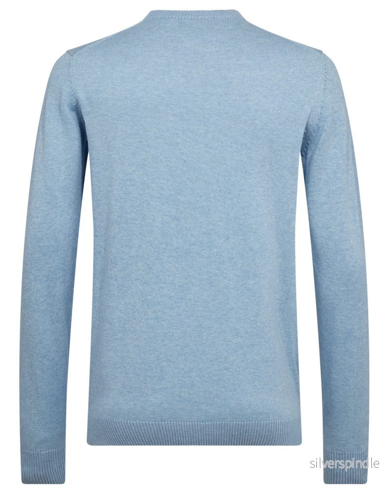 BS Peo Regular Fit Stickat - Light Blue - Bild 2