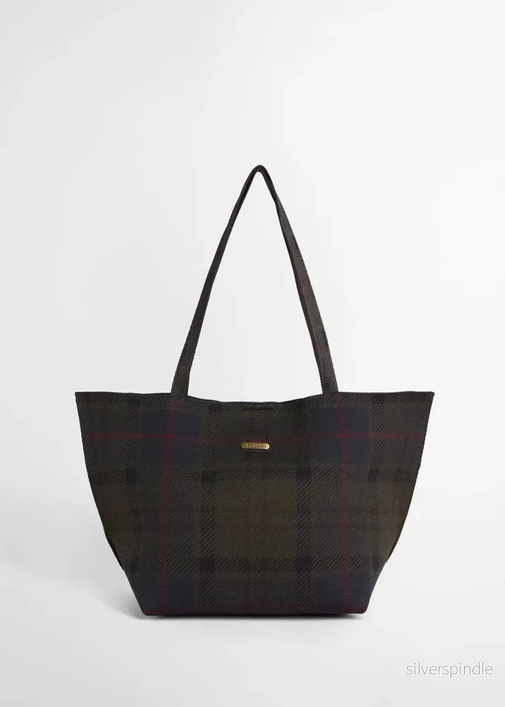 Barbour Layla Tartan Tote Bag Shadow Classic Tartan Barbour Layla Tartan Tote Bag Shadow Classic Tartan