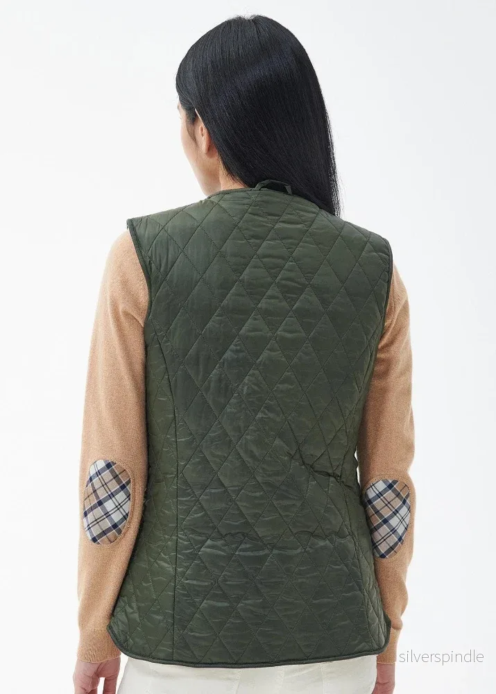 Barbour Markenfield Liner Olive Natural - Bild 3