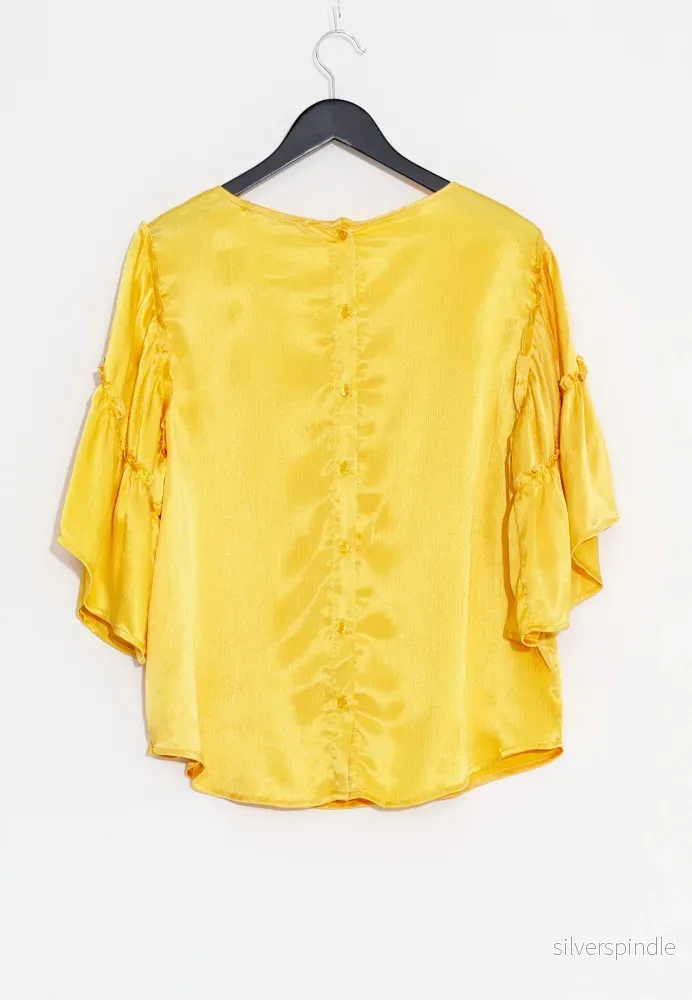 MIE BLOUSE - GUL - Bild 2