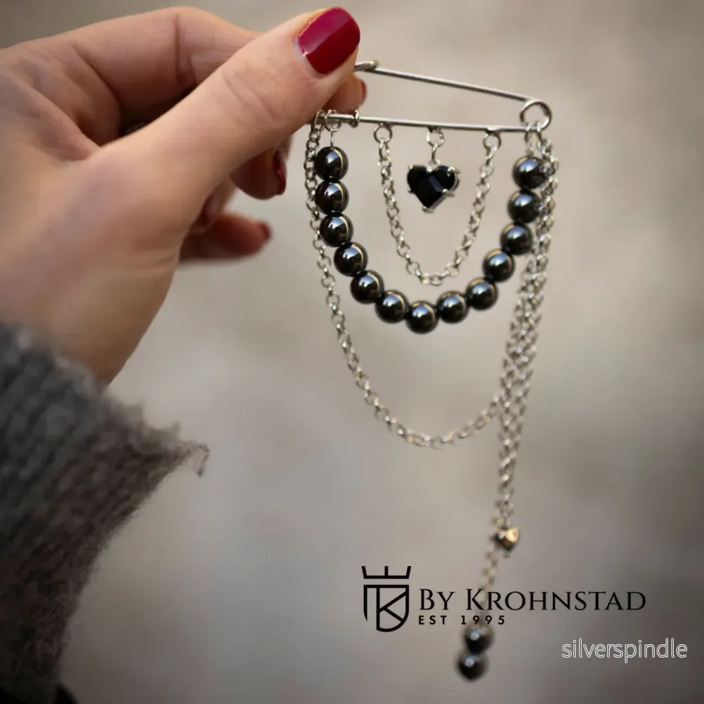 Black Heart Pin