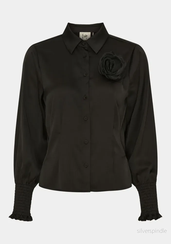 Steff Shirt Jacket – Black Steff Shirt Jacket – Black