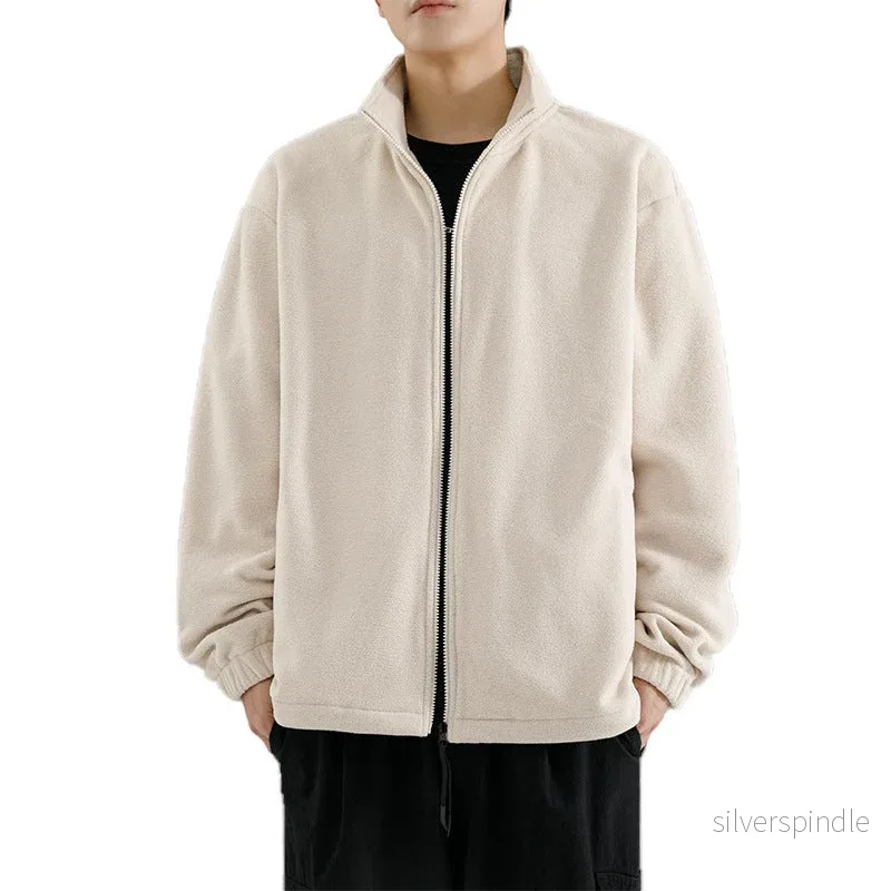 Ethan | Varm Fleece Cardigan med Ståkrage Ethan | Varm Fleece Cardigan med Ståkrage